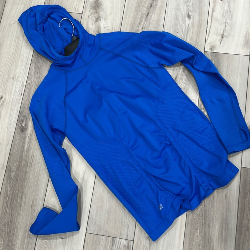 Athleta hoodie with lots of detail